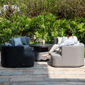 Buy Outdoor Fabric Snug Lifestyle Suite with Rising Table with comfortable seating