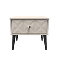 Buy Pixel 1 Drawer Bedside Cabinet with Legs in Kashmir Matt Colour