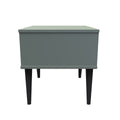 Buy Pixel 1 Drawer Bedside Cabinet with Legs in Reed Green Colour