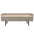 Buy Pixel 2 Drawer Coffee TV Unit in Mushroom Colour for Sale