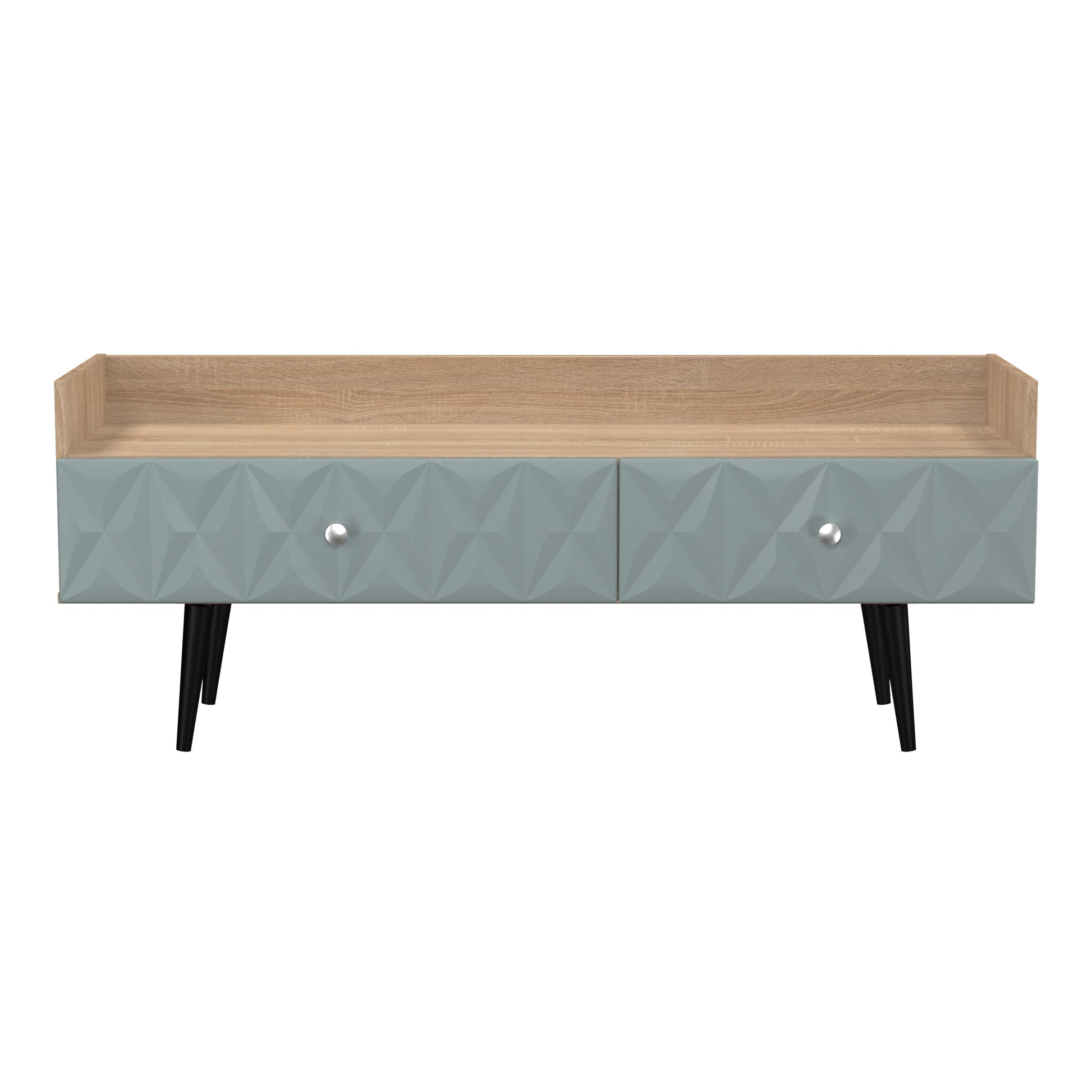 Buy Pixel 2 Drawer Coffee Table in Duck and Bardolino Oak