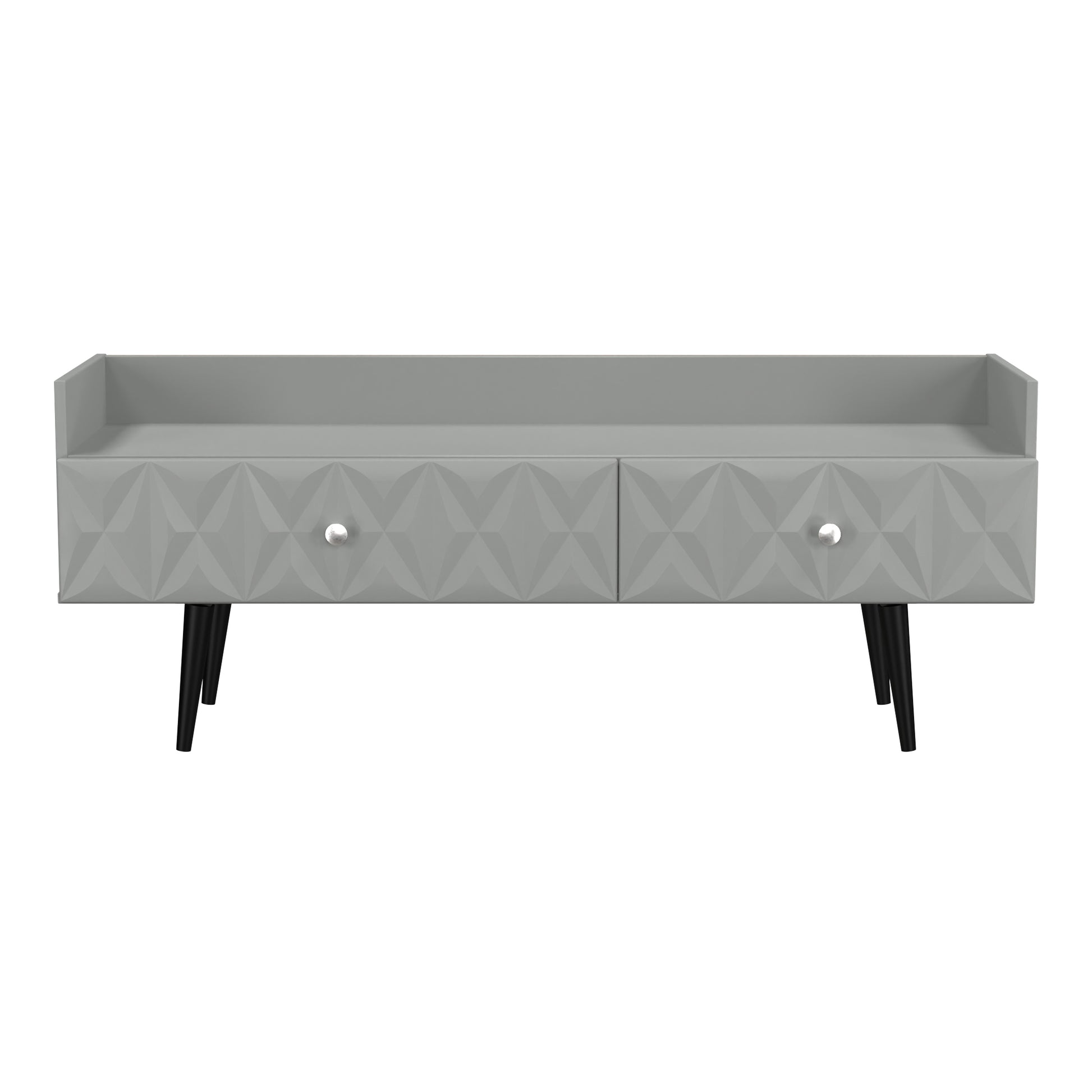 Buy Pixel 2 Drawer Coffee Table in Dusk Grey Colour