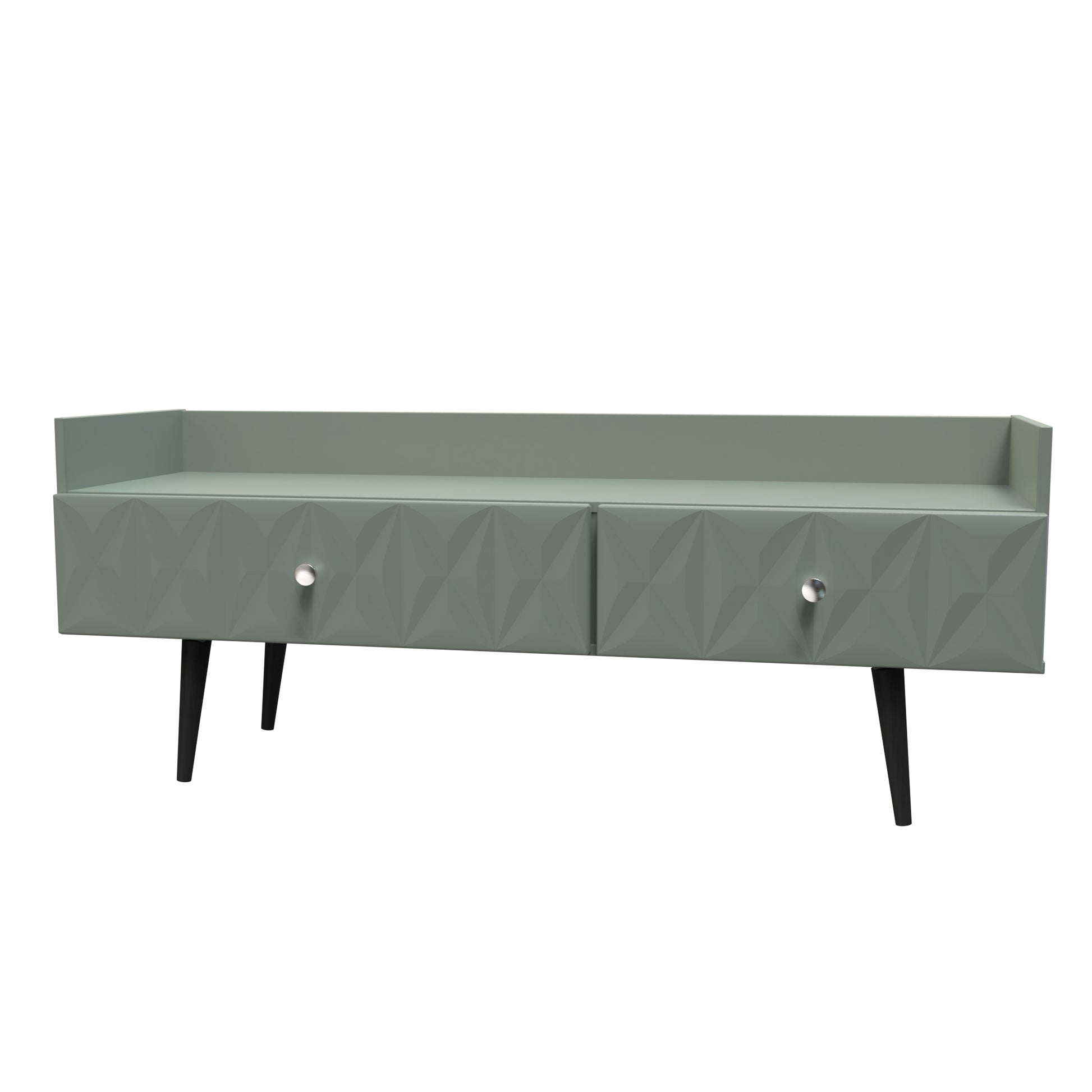 Buy Pixel 2 Drawer Coffee Table in Reed Green Colour
