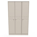 Buy Pixel 3 Door Wardrobe in Kashmir Matt Colour