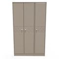 Buy Pixel 3 Door Wardrobe in Mushroom Matt Colour