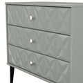 Buy Pixel 3 Drawer Chest in Dusk Grey Colour