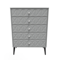 Buy Pixel 5 Drawer Chest in Shadow Matt Colour