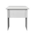 Buy Pixel Padded Dressing Stool in White Matt Colour