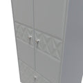 Buy Pixel Tall 2 Drawer Wardrobe in Shadow Matt Colour