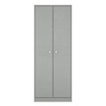 Buy Pixel Tall Plain Wardrobe in Dusk Grey 