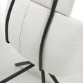 Buy Polaris Corduroy White Swivel Chair online UK