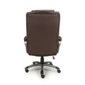 Buy Regent Executive Leather Faced Brown Office Chair online UK