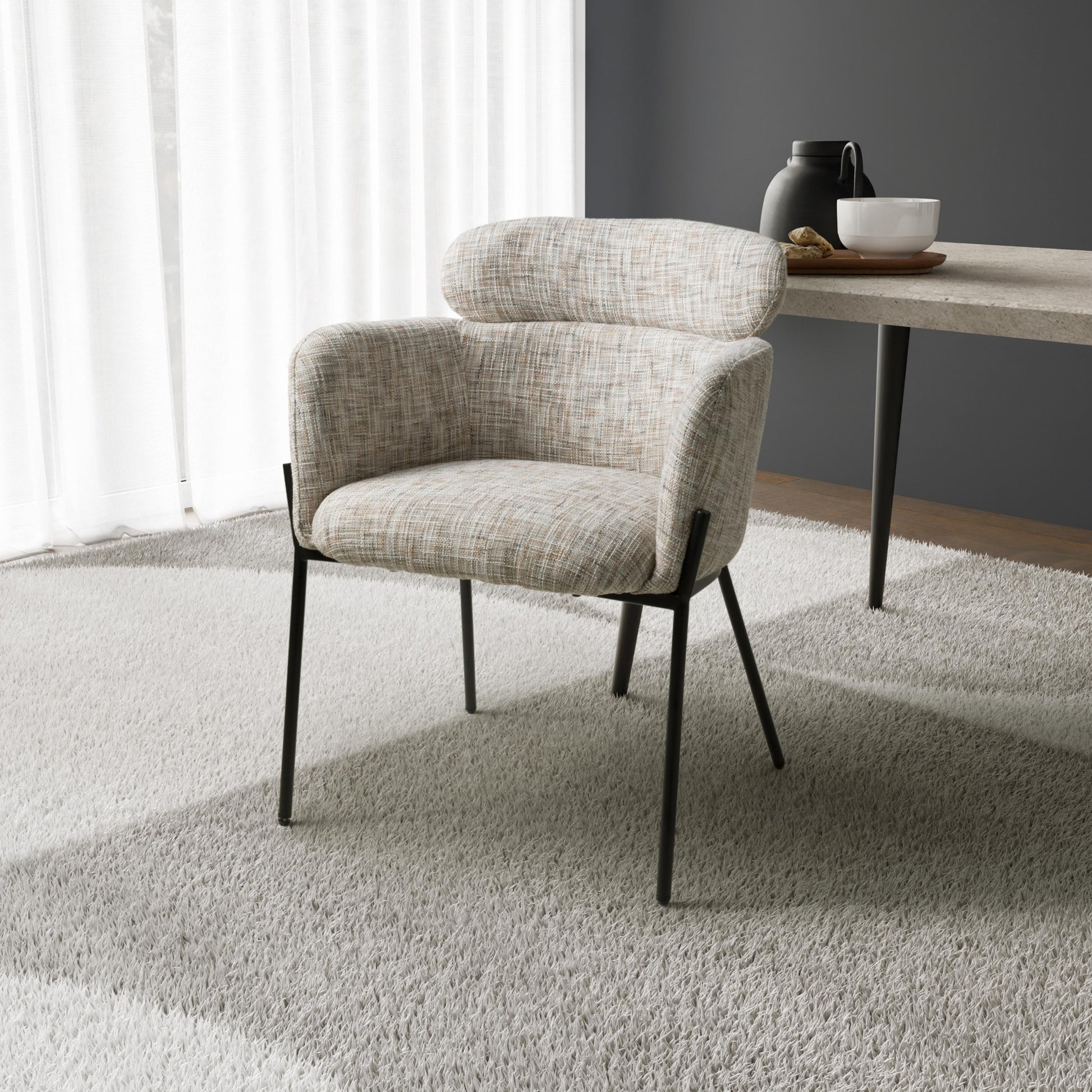 Buy Rome Light Toffee Accent Chair Online