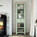 Buy Salcombe Slim Sage Green Bookcase Online
