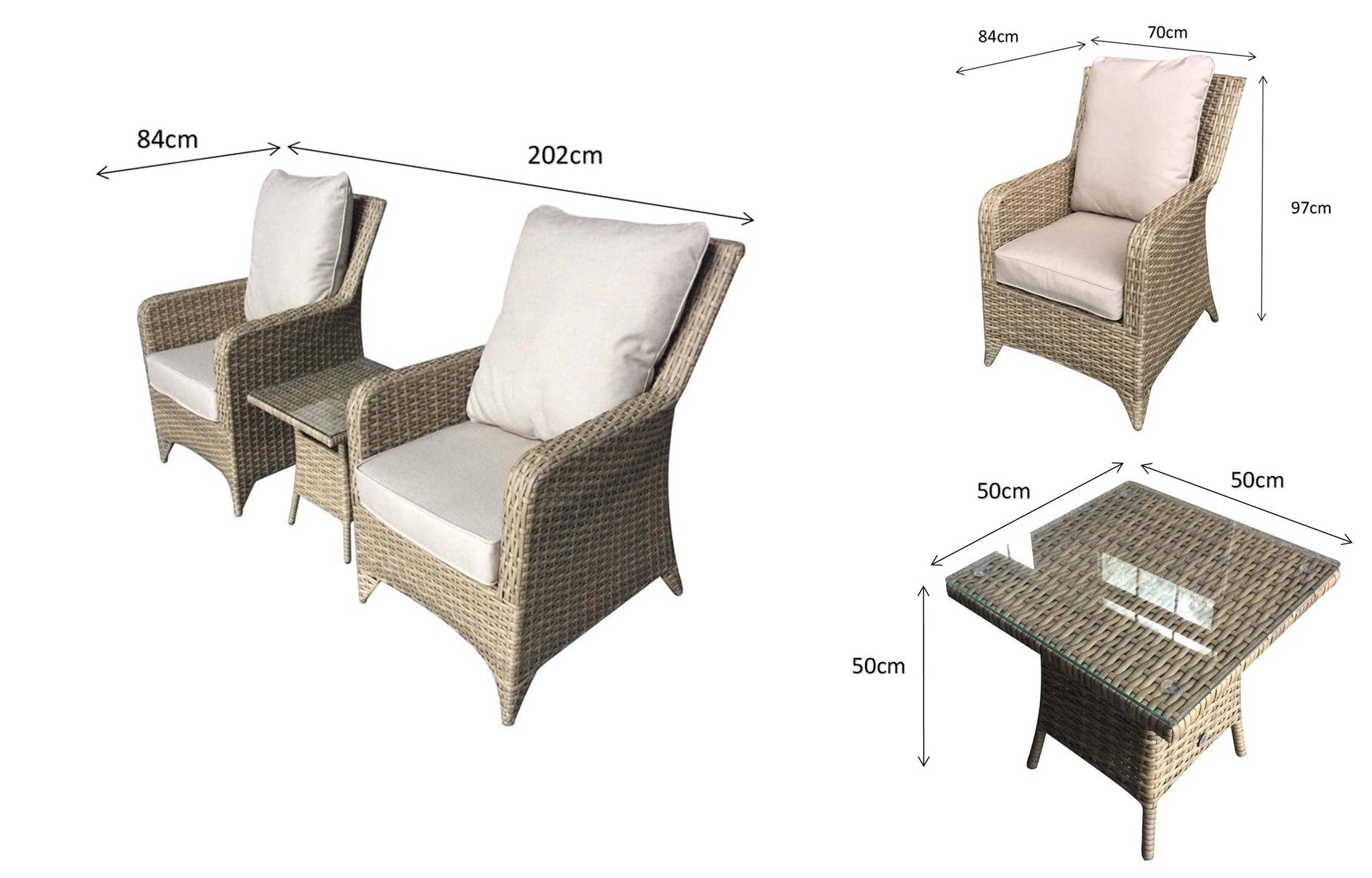 Buy Sarah Lounge Set in Nature 