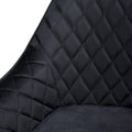 Buy Savanna Brushed Velvet Black Bar Stool online UK