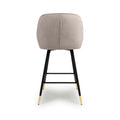 Buy Savanna Brushed Velvet Mink Bar Stool online UK