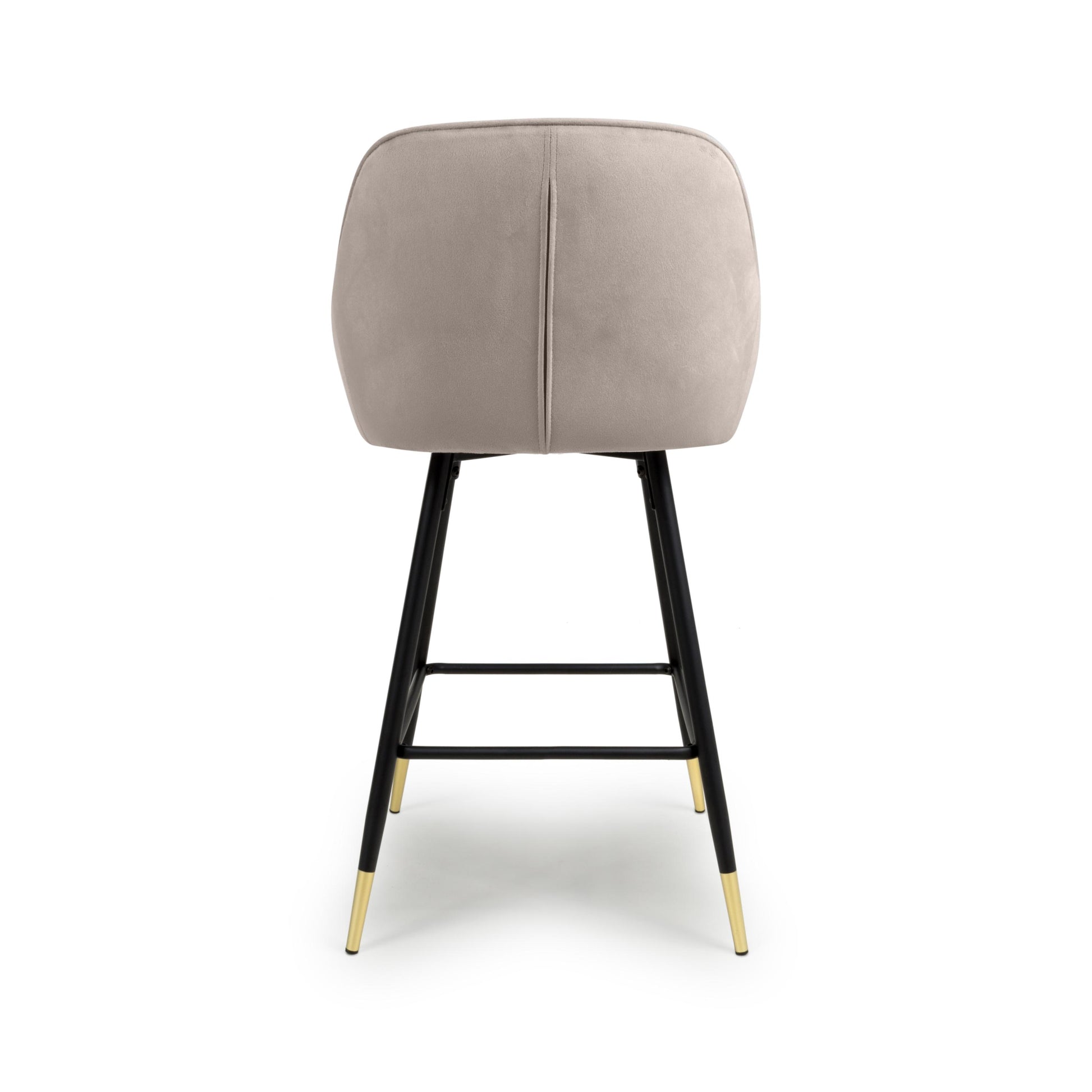 Buy Savanna Brushed Velvet Mink Bar Stool online UK
