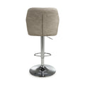 Buy Serena Leather Effect Mink Bar Stool online UK