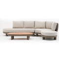 Buy Sicily Rope Weave Curve Corner Sofa Set with durable frame and cushions