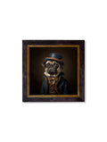 Buy Sir Puggington Gentleman Pug Oxford Square Frame UK
