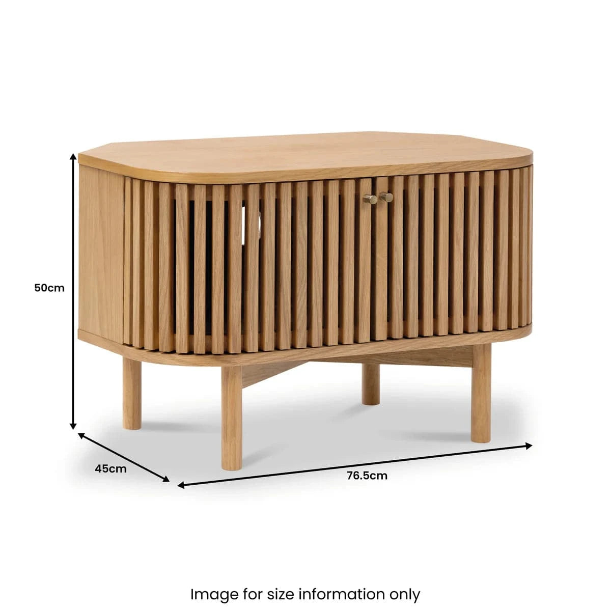 Buy Soho Oak Corner TV Stand 