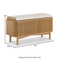 Buy Soho Oak Storage Bench Online
