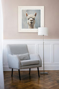 Buy The Goofy Alpaca Cream Hurstwood square framed print UK