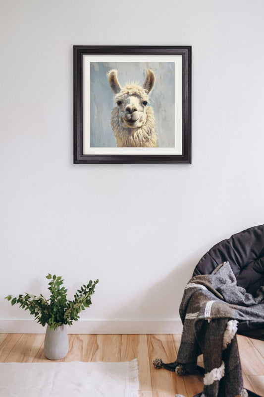 Buy The Goofy Llama Black Hurstwood Square Frame free UK delivery
