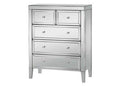 Buy Valencia 3 + 2 Chest mirrored bedroom furniture UK
