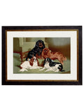 Buy Victorian Pug Bulldog Dalmatian framed art print UK
