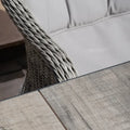 Buy Vienna dining set with shower resistant rattan chairs
