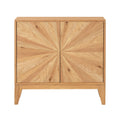 Buy Viento Natural Oak Twin-Door Cupboard for Modern Home Offices