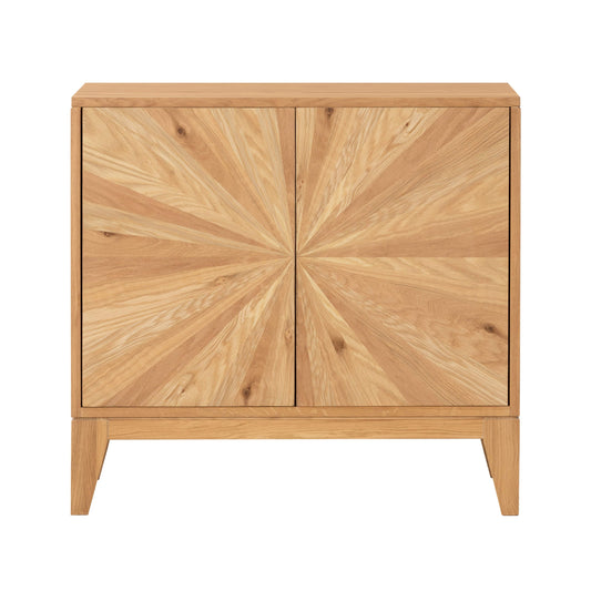 Buy Viento Natural Oak Twin-Door Cupboard for Modern Home Offices