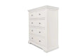 Buy Winchester 4 drawer chest of drawers soft white UK