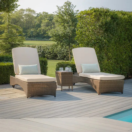 Buy Winchester Rattan Sunlounger Set online UK today
