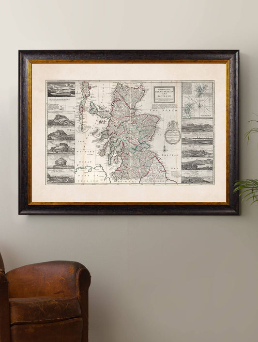 Buy c.1714 Map of Scotland - The Weird & Wonderful