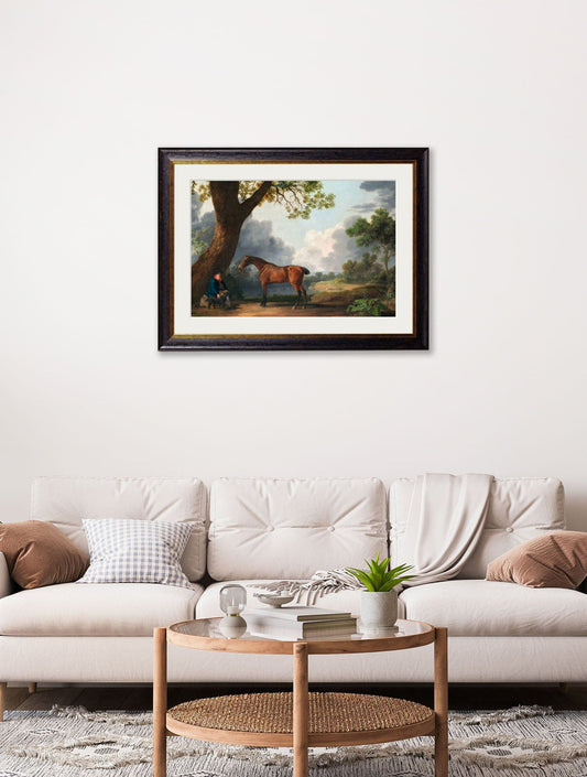 Buy c.1763 George Stubbs Horse and Groom framed print UK
