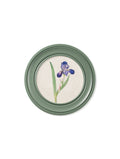 Buy c.1780 Flowering Plants Round Frame Green print UK