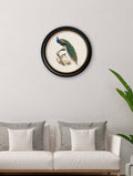 Buy c.1800s Peacock round framed art prints UK