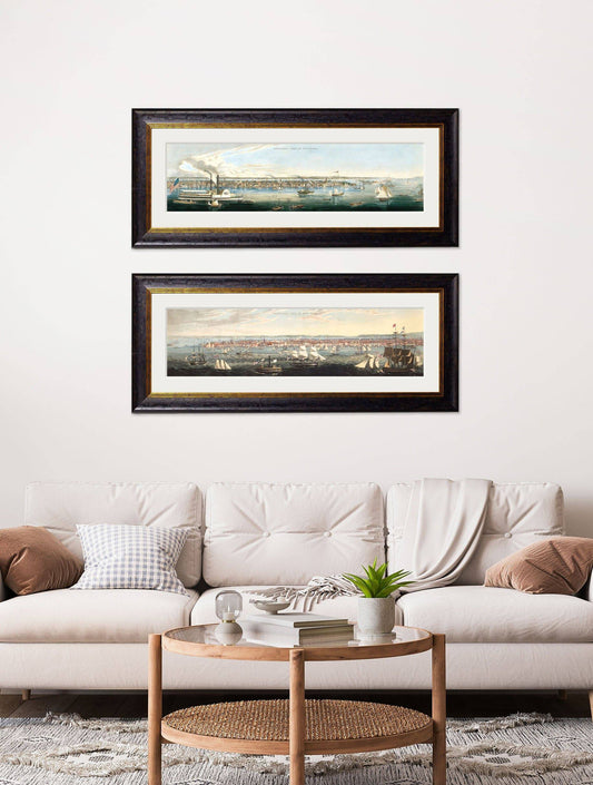 Buy c.1844 Panoramic Views of New York framed print UK