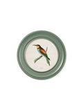 Buy c.1870 Kingfisher and Bee Eater Round Frame Green framed print UK
