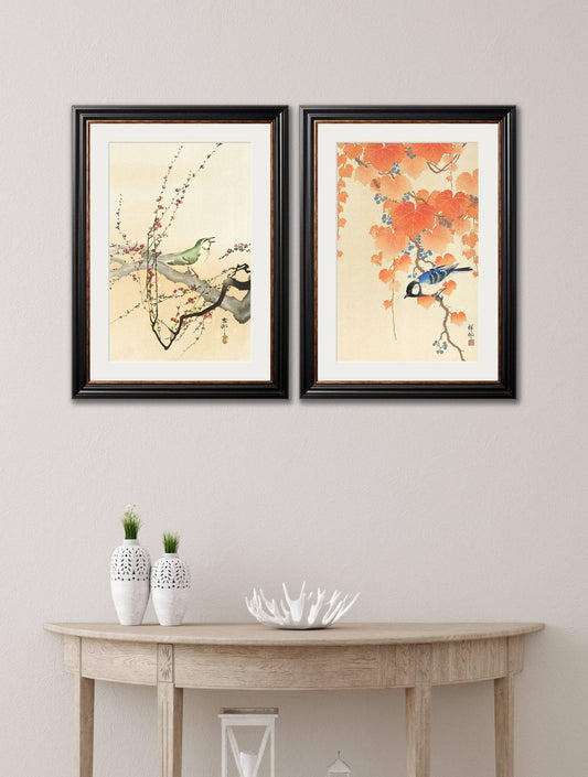 Buy c.1910 Garden Birds Ohara Koson framed print UK online
