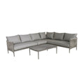 Buy contemporary Cool Linen corner sofa for gardens