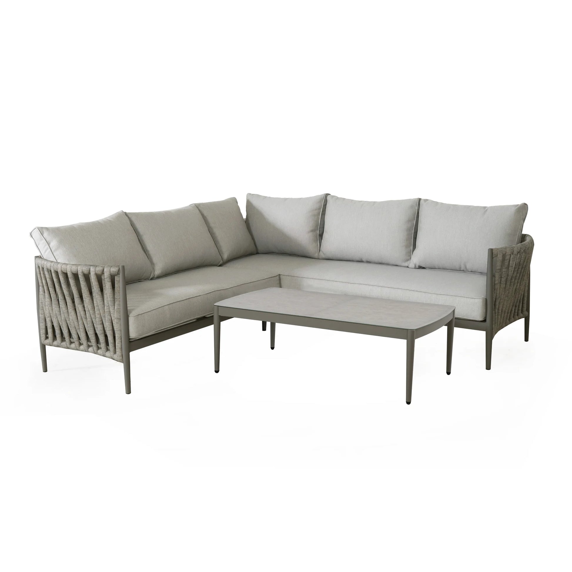 Buy contemporary Cool Linen corner sofa for patios