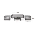 Buy contemporary Oatmeal outdoor sofa set with Quick Dry Foam