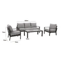 Buy contemporary aluminium patio furniture for modern gardens