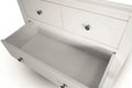 Buy contemporary country cottage style white chest of drawers online UK