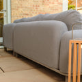 Buy contemporary modern café beige fabric garden seating online UK