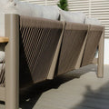 Buy contemporary modern café beige rope patio furniture online UK